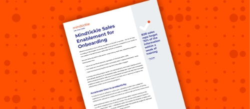 Sales Enablement for Onboarding